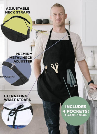 ApronMen - Funny Apron For Men - BBQ Gifts for Men & Unique Gifts for Fathers - Mens Aprons for Grilling