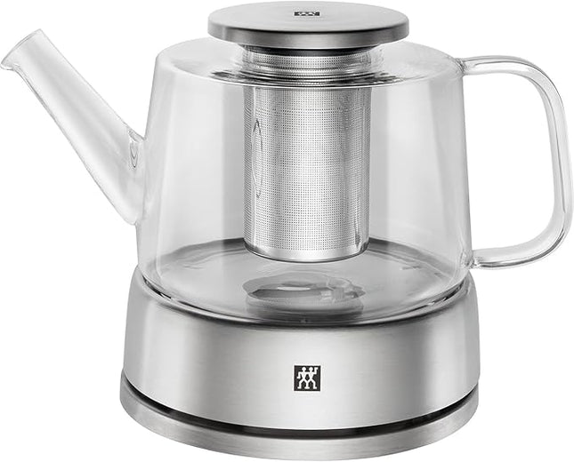Zwilling Sorrento Teapot 39500-142 Glass Pot with Warmer