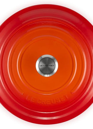 Le Creuset Enameled Cast Iron Signature Round Dutch Oven, 9 qt., Flame