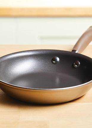 Anolon Advanced Home Hard Anodized Nonstick Frying Pan, 8.5 Inch – Small Non Stick Egg Pan, Durable Nonstick Skillet - Bronze