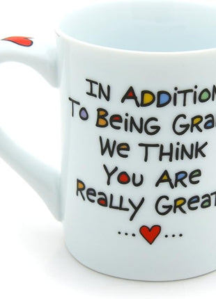 Our Name is Mud “Loved Grandmother” Porcelain Mug, 16 oz.