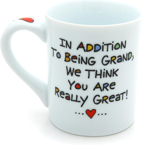 Our Name is Mud “Loved Grandmother” Porcelain Mug, 16 oz.
