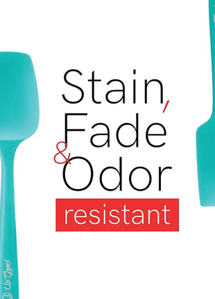 UpGood Silicone Spatula Set 600°F - High Heat Resistant Nonstick, Small and Large Kitchen Spatulas - Flexible BPA Free Professional Grade Cookware - Utensils for Cooking, Baking, Mixing(4 Pcs, Teal)
