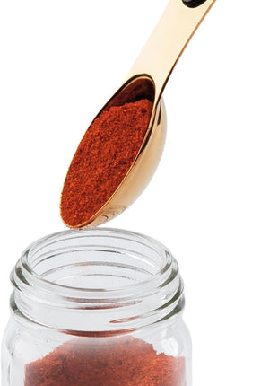 Progressive International Magnetic Measuring Spoons, Set of 5 – Black, Easy to Store with Magnetic Design (Rose Gold)