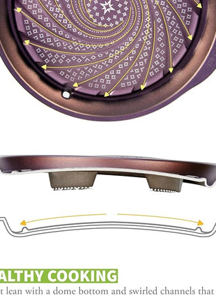 TECHEF - Korean BBQ Nonstick Grill Pan, KBBQ Grill Pan, PFOA-Free, Dishwasher Oven Safe, Made in Korea