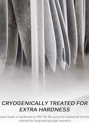 KYOKU Samurai Series - 5" Steak Knives Set of 4 with Sheath & Case - Full Tang - Japanese High Carbon Steel - Pakkawood Handle with Mosaic Pin (Japanese Steak Knife Set)