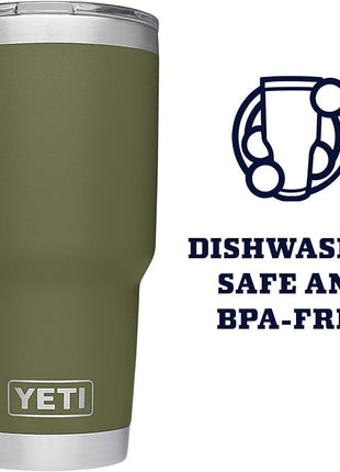 YETI Rambler 30 oz Stainless Steel Vacuum Insulated Tumbler w/MagSlider Lid