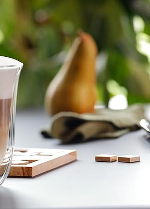 De'Longhi 5513214601 Cappuccino Glasses, 270 milliliters