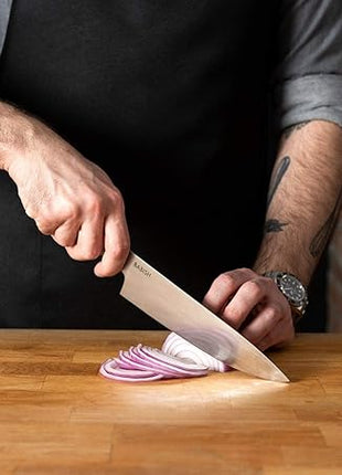 Babish 8-Inch Chef Knife – High-Carbon German 1.4116 Steel Kitchen Knife – Professional Cutlery for Precise Slicing and Chopping