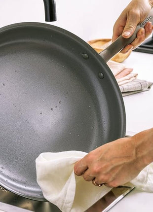 GreenPan Chatham Hard Anodized Healthy Ceramic Nonstick, 8" Frying Pan Skillet, PFAS-Free, Dishwasher Safe, Oven Safe, Gray