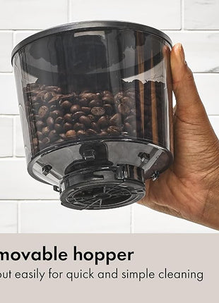 OXO Brew Conical Burr Grinder - Matte Black, Stainless Steel Burrs, One-Touch Automatic Smart Grind