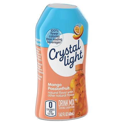2 pack Crystal Light Mango Passionfruit Liquid Drink Mix 48 servings (1.62 fl oz x 2 = 3.24 oz)