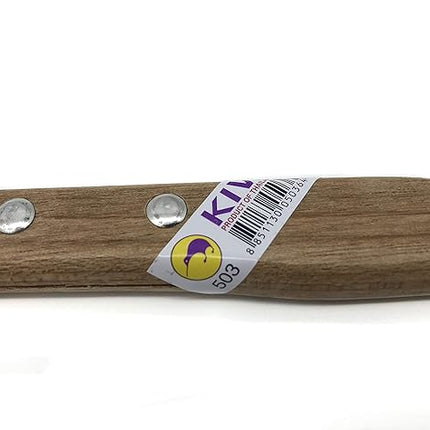 Kiwi 4" Sharp Pairing Knife, with wood Handle # 503