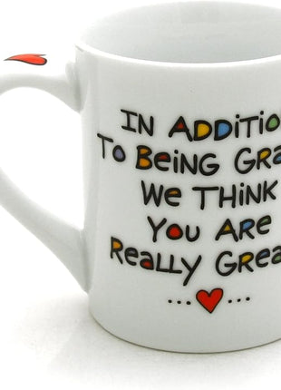 Our Name is Mud “Loved Grandfather” Porcelain Mug, 16 oz.