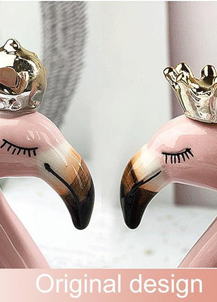 16 oz Cute Pink Coffee Mug Ceramic Flamingo Gift Unique Cups Mom Day Gift for Women Her Grandma Pretty Mug Funny Coffee Cup Funky Xmas Presents for Girlfriend Decorative Animal Decor Christmas Mugs