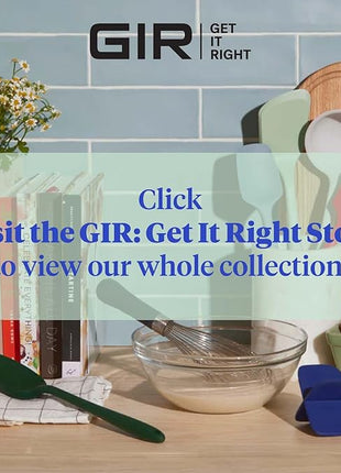 GIR: Get It Right Silicone Kitchen Spatula - Non-toxic Cooking Utensils for Nonstick Cookware, Cooking and Baking, Skinny - 11IN - Red