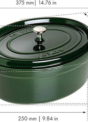 Staub Cocotte Oval 33cm Basil