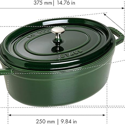 Staub Cocotte Oval 33cm Basil