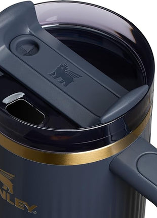 STANLEY Quencher H2.0 Tumbler with Handle and Straw 30 oz | Flowstate 3-Position Lid | Cup Holder Compatible for Travel | Insulated Stainless Steel Cup | BPA-Free | Fluted Twilight