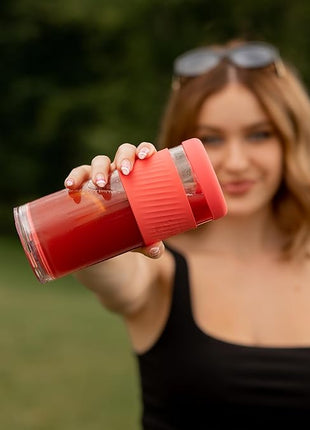 Pandaloo® Glass Cups With Lids and Straws -20 Fl Oz- Perfect Size Iced Coffee Cup - Smoothie Cup With Bamboo Lid and On the go Lid - Glass Tumbler (2 Count (Pack of 1), Lilac-Creamy Mushroom)
