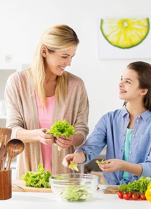 Wooden Spoons for Cooking,10 Pcs Natural Teak Wooden Kitchen Utensils Set Wooden Utensils for Cooking Wooden Cooking Utensils Wooden Spatulas for Cooking (10)