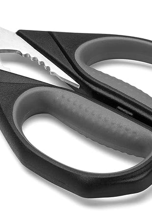LIVINGO Kitchen Scissors, 2 Pack 9.25" Utility All Purpose Poultry Shears Heavy Duty Dishwasher Safe, Come Apart Sharp Stainless Steel Cooking Food Scissors for Cutting Meat, Chicken, Vegetable, Fish