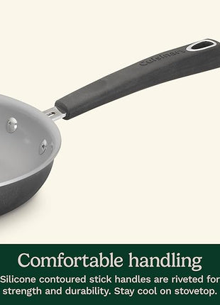 Cuisinart 11-Piece Nonstick Cookware Set, Ceramica XT, Black, 54C-11BK