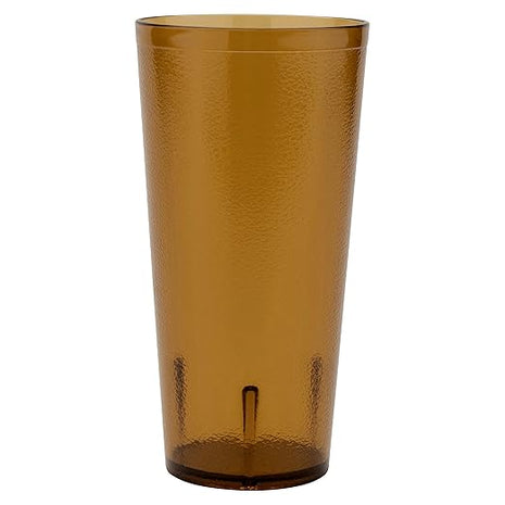 G.E.T. 6624-1-A-EC Heavy-Duty Plastic Restaurant Tumblers, 24 Ounce, Amber (Set of 4)