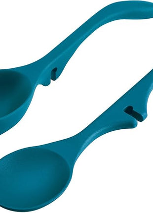 Rachael Ray Nonstick Kitchen Tools and Gadgets Lazy Spoon/Lazy Ladle Set, 2-Piece, Marine Blue, Small - 46834