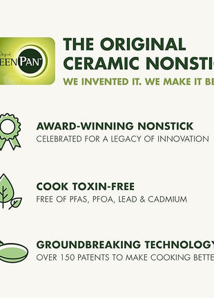 GreenPan Silicone Mixing Spatula, Scraping Baking Cooking Kitchen Utensil, Flexible Rubber Nonstick Cookware, Rigid Steel Core, Heat-Resistant, Anti-Slip Handle, BPA-Free, Dishwasher Safe, Blue