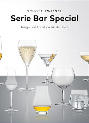 Zwiesel Glas Pure German Crystal Glassware Collection, 2 Count (Pack of 1), Dancing Party Tumblers Cocktail Glass