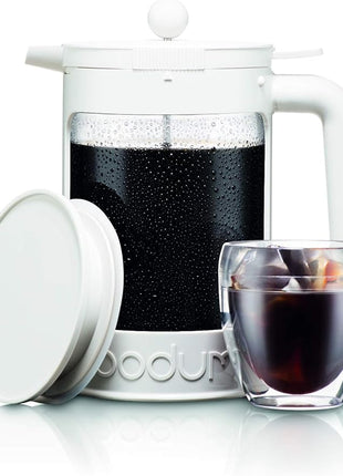 Bodum 51oz Cold Brew Coffee Maker, White - Made in Portugal