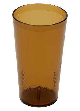 G.E.T. 6616-1-A-EC Heavy-Duty Plastic Restaurant Tumblers, 16 Ounce, Amber (Set of 4)