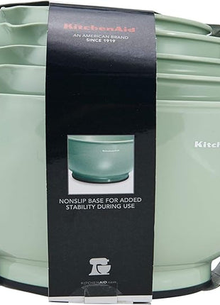 KitchenAid Classic Mixing Bowls, Set of 5, Pistachio