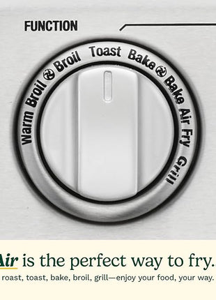 Cuisinart Air Fryer Toaster Oven with Grill, 1800W 8-1 Air Fryer Oven with Bake, Convection Bake, Grill, Broil and Warm Options, Large Capacity, 60-Minute Timer, TOA-70BKS, Black SS