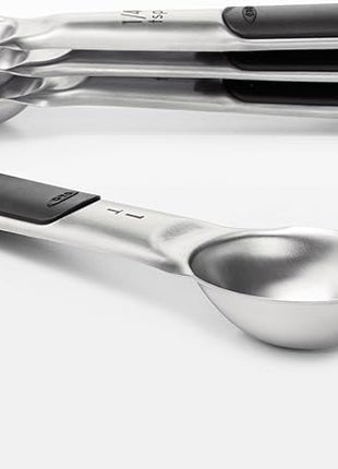 OXO Good Grips Stainless Steel Measuring Cups and Spoons 8-Piece Set, 4 Cups and 4 Spoons