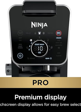 Ninja Hot and Iced Coffee Maker, Single Serve Coffee Maker and Drip Coffee Machine, DualBrew Pro Specialty 12-Cup with K-Cup Combo, Includes Permanent Filter, CFP307
