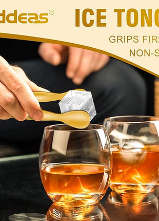 12 PCS Small Serving Tongs, 4.3" Mini Gold Tongs, Gold Kitchen Tongs for Serving Food, Coffee Bar, Tea Party, Desserts Party and Ice Bucket