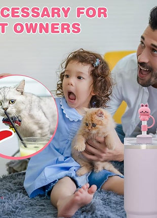 22P Straw Cover for Stanley Cup, Silicone Straw Topper for Stanley Cup 30&40oz with Tumblers, 10mm 0.4in Lid Accessories (Reusable)