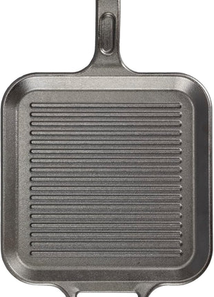 Lodge BOLD 12 Inch Seasoned Cast Iron Grill Pan; Design-Forward Cookware