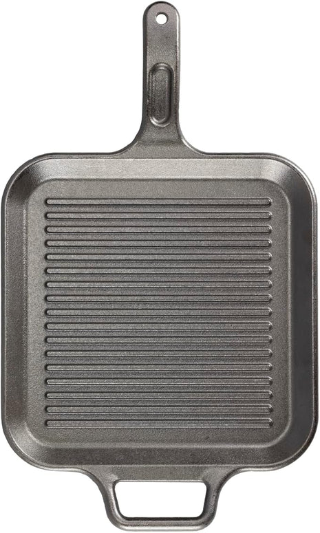 Lodge BOLD 12 Inch Seasoned Cast Iron Grill Pan; Design-Forward Cookware