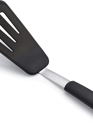 OXO Good Grips Silicone Flexible Omelet Turner,Black