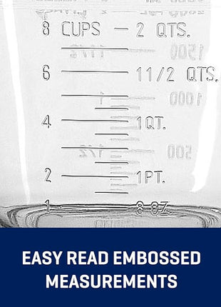 Anchor Hocking Batter Bowl, 2 Quart Glass Mixing Bowl