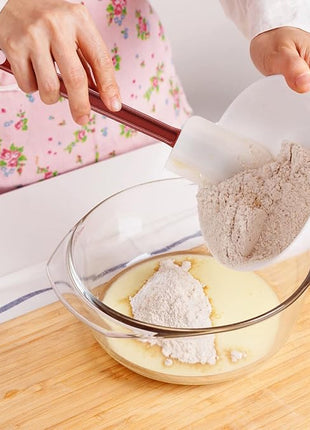 3 PCS Commercial Grade Heat Resistant Silicone Spatulas, 9.5-Inch Rubber Spatulas for Baking, Nonstick & BPA-Free