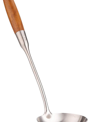 Wok Spatula and Ladle,304 Stainless Steel Utensils.Suitable for home use, hotel, restaurant.13.7-15Inch