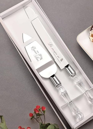 AW BRIDAL Mis Quince Años Quinceanera Cake Knife and Server Set, Sweet 15 Birthday Cake Cutting Set Cake Spatula 15years Stainless Steel Cake Servering Set, Silver