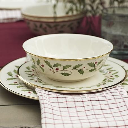 Lenox 899203 Holiday 18-Piece Dinnerware Set, Service For 6