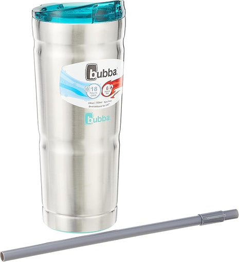 Bubba Envy S Stainless Steel Tumbler with Island Teal Lid, 24 oz.