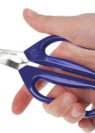 Joyce Chen Original Unlimited Kitchen Scissors All Purpose Kitchen Shears With Comfortable Handles, Blue, 2 Pack