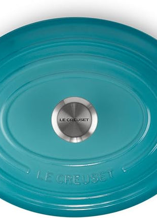 Le Creuset Enameled Cast Iron Signature Oval Dutch Oven, 6.75 qt., Caribbean